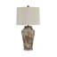Ceramic Table Lamp With Linen Shade