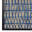 Abstrait art mural bleu foncé en papier-mâché