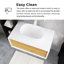 Meuble-lavabo mural 36 po avec plateau blanc uni