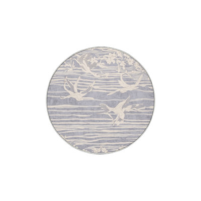 Machine Washable Beige Area Rug