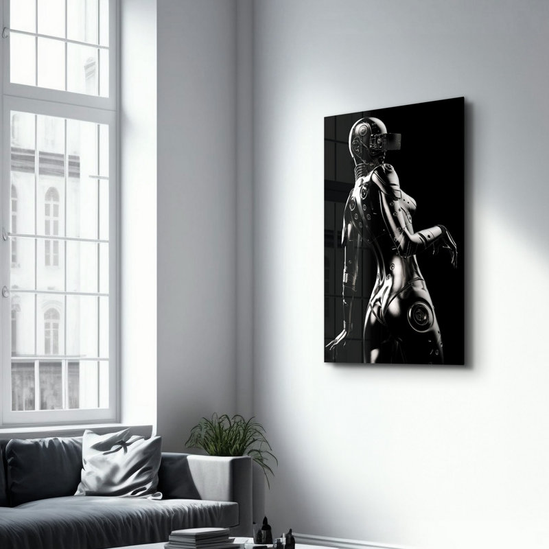 Peinture décorative en verre trempé