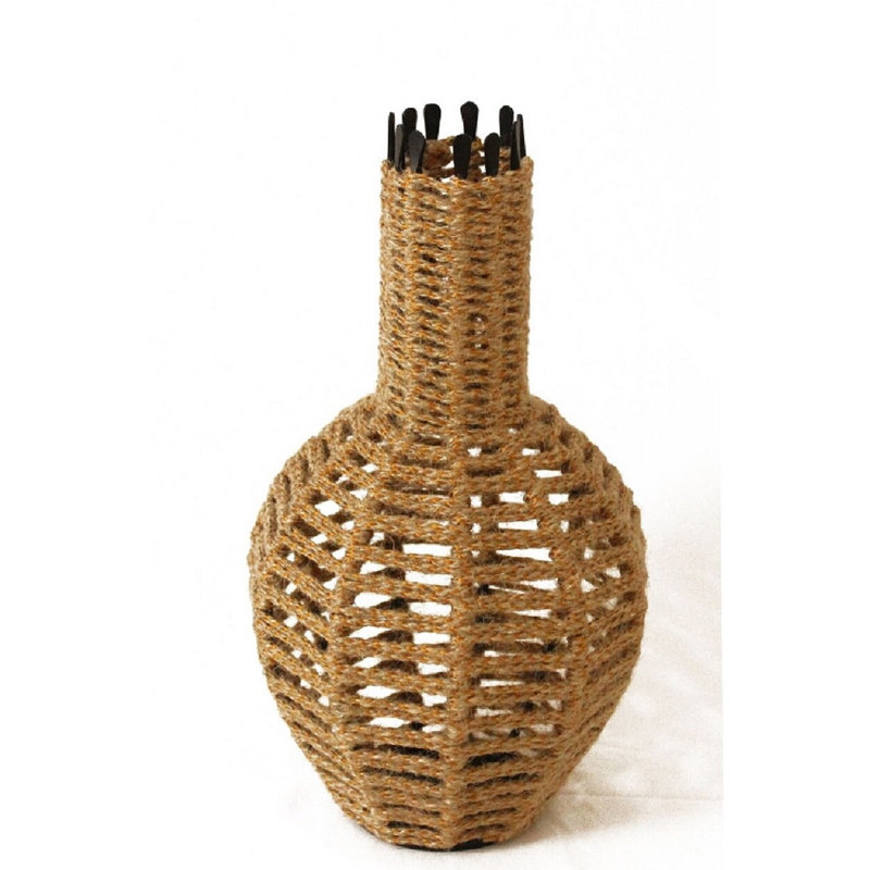 Vase de table en métal 11 po Newenton