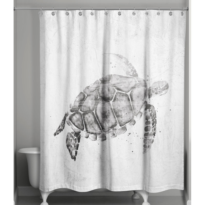 Sherita Single Shower Curtain, Grey