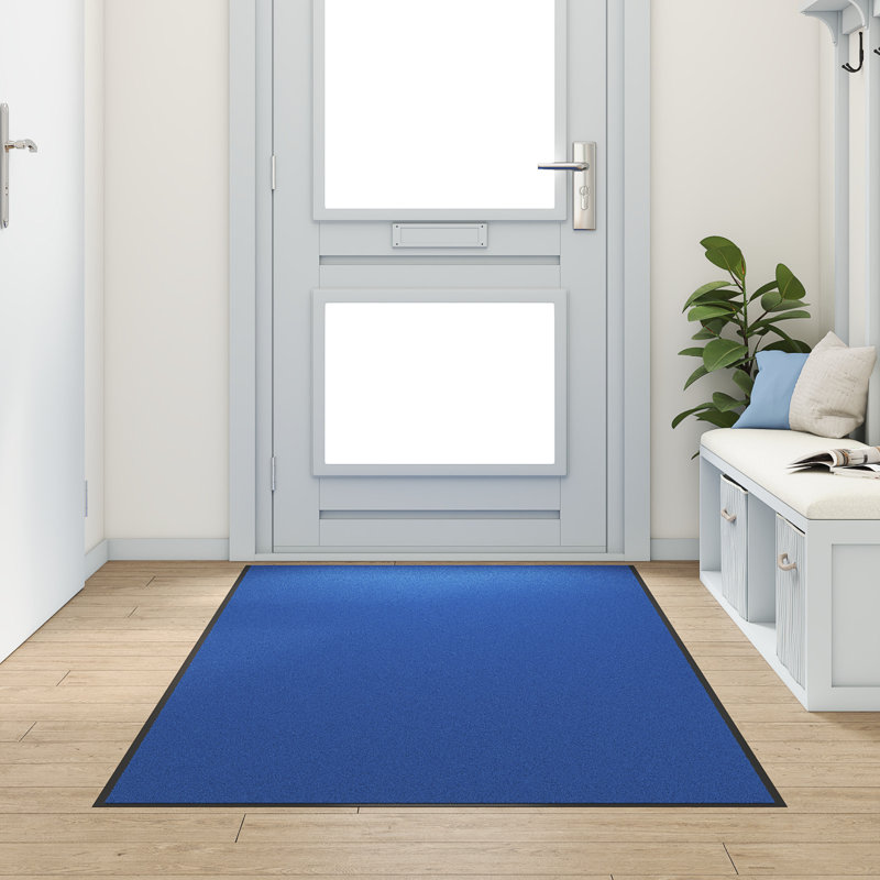 Non-Slip Indoor / Outdoor Doormat, Blue, 120 x 250 cm