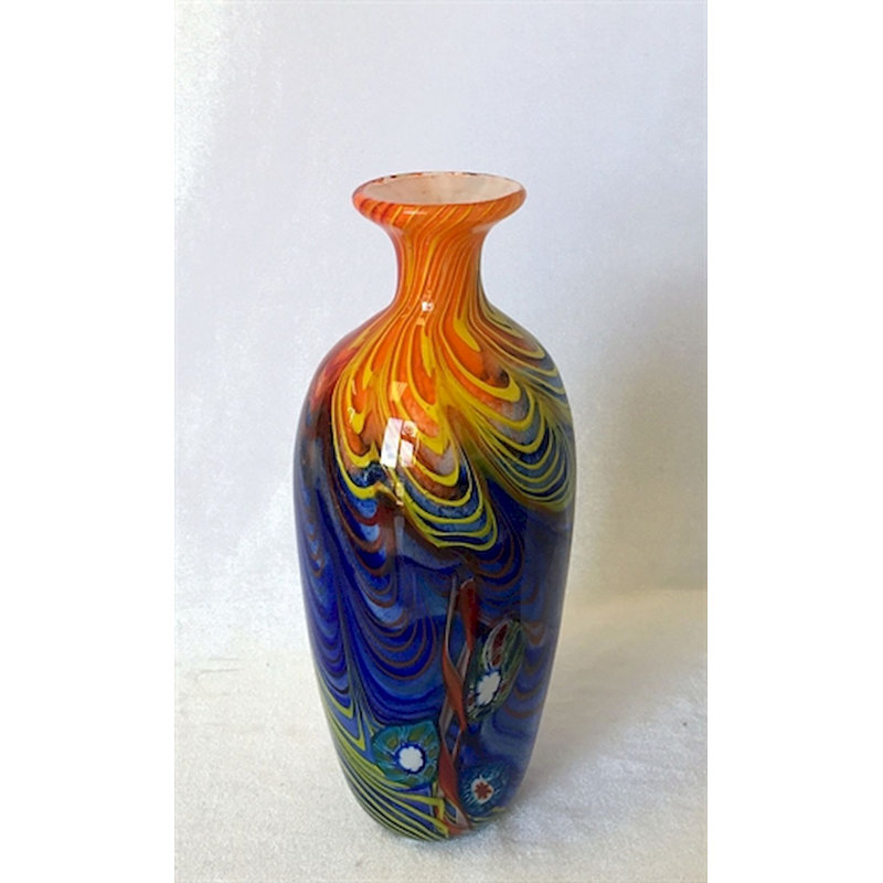 Bahez Glass Table Vase, 13" H x 13" W x 8" D