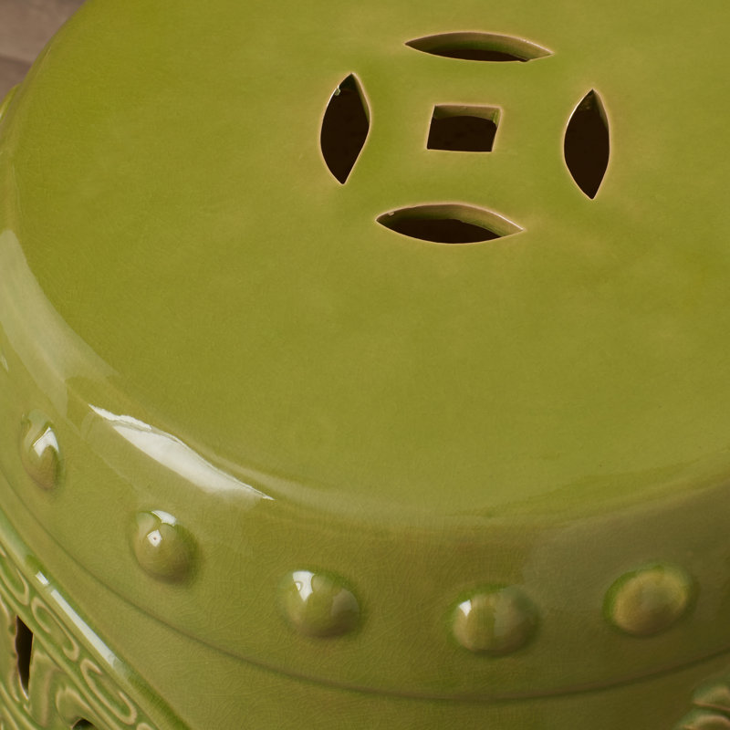 Tabouret de jardin en céramique Shetty