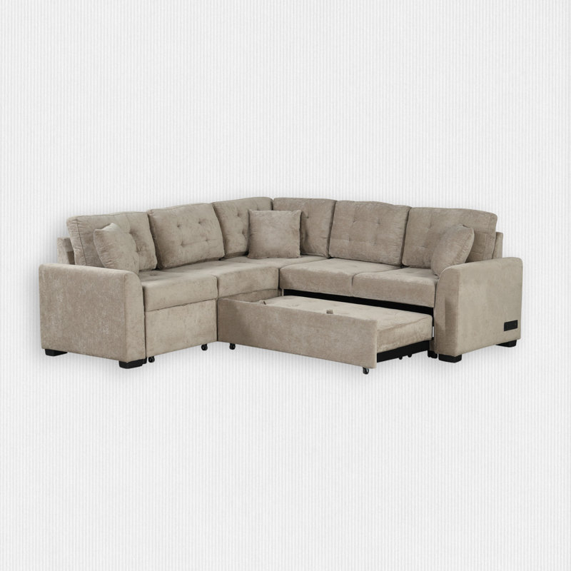 Canapé modulaire 3 pièces rembourré