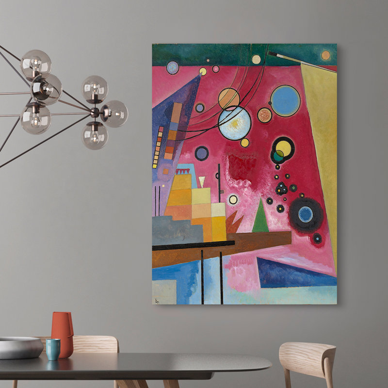 Schweres Rot (Detail) by Wassily Kandinsky - 1 Piece Wrapped Canvas Painting, 70cm H x 50cm W x 4m D
