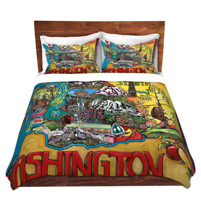 DiaNoche Duvet Cover Sets Microfiber by Patti Schermerhorn - Washington State