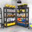 72''H  Metal Heavy Duty Shelving Unit for Garage, Warehouse.