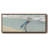 Beach Set Heron- Framed Canvas