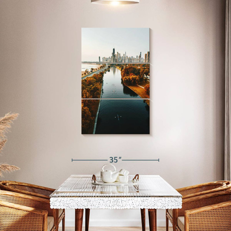 Sirci Chicago Autumn City, H 45 po x l 28 po