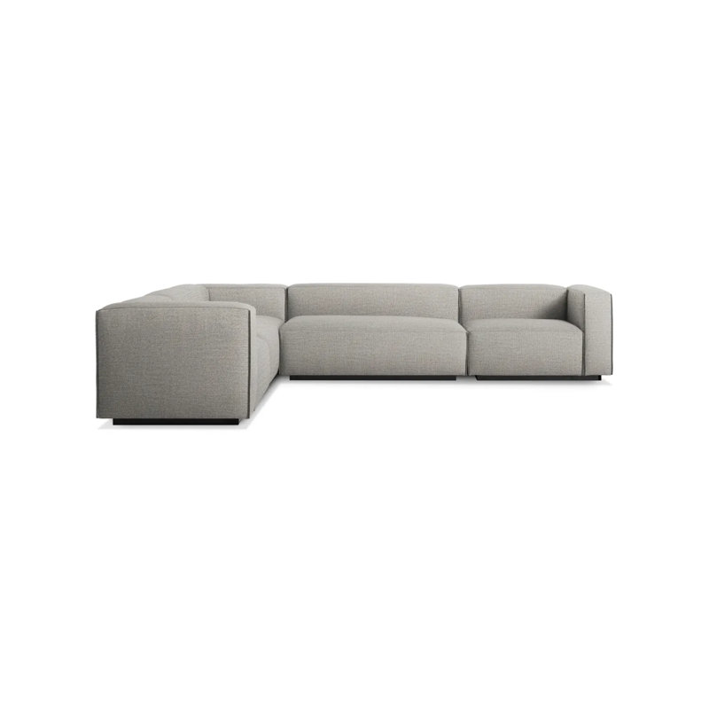 Cleon Modular Sectional, Maharam Meld in Panda, Right Hand Facing