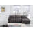 Baho 108" Wide Genuine Leather Modular Sofa & Chaise-1197184595