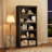 Farmhouse Book Shelf With Storage Open Display Bookshelves, 67.4" Tall Book Case Wooden Bookcase Home Decor Furniture For Home Office, Living Room, Bed Room-469754037-469753995