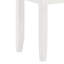 Tabouret de coiffeuse blanc avec siège rembourré, alliant esthétique moderne et élégance classique pour le confort et le style