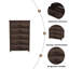 Commode en bois rétro à 5 tiroirs-1284339082