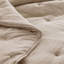 Ensemble de courtepointe brodée en coton 3 pièces pour très grand lit, taupe-134532944-134532946