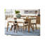 Mesa Walnut Wood Dining Table