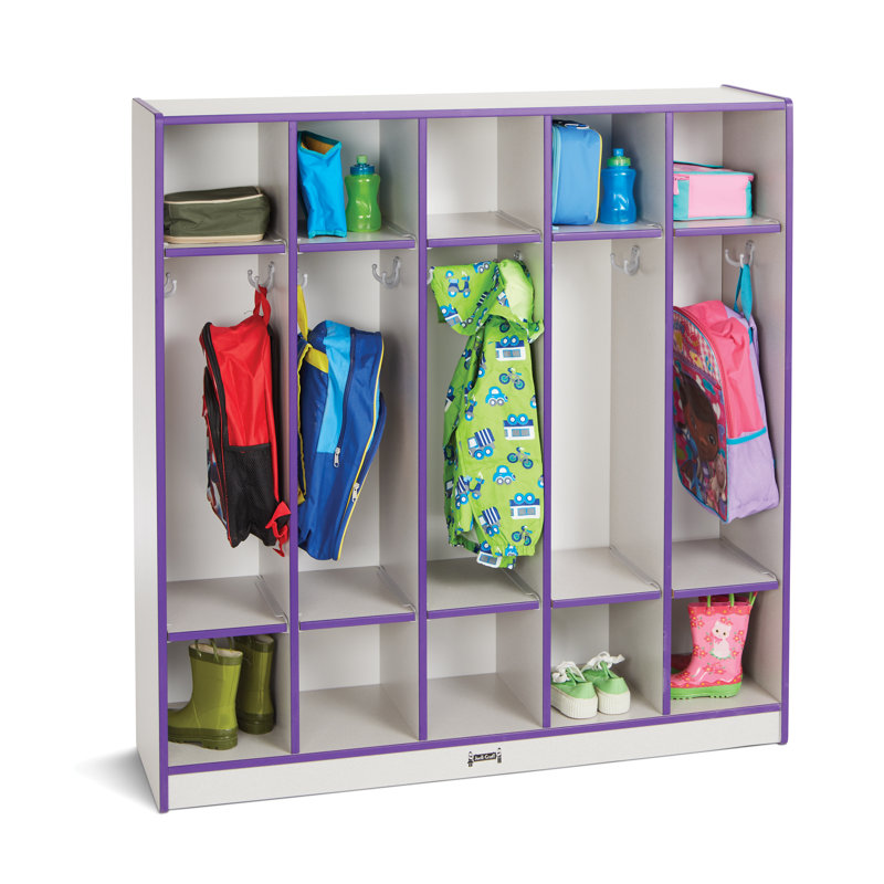 Casier à 5 sections Rainbow Accents®, Mauve