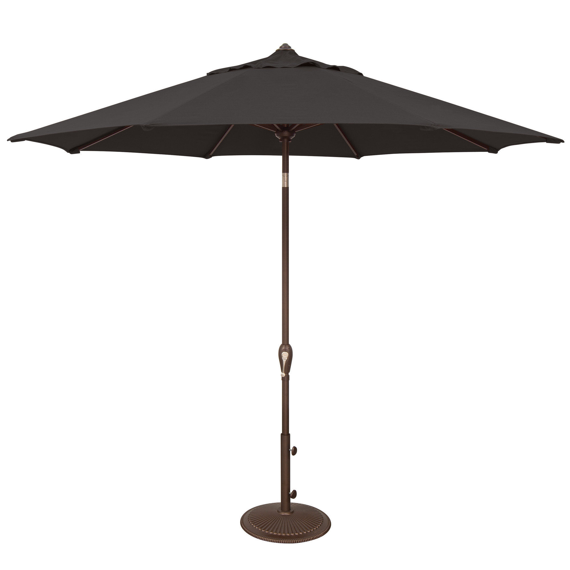 Colete 9' Market Sunbrella® Umbrella, Black, Bronze