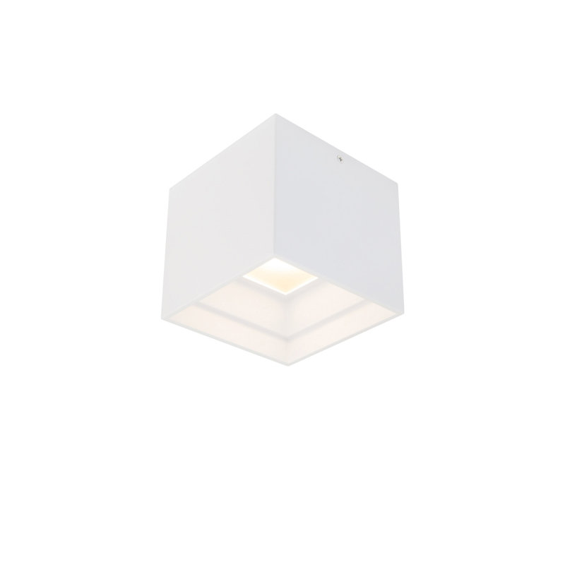 Downtown 1 - Light LED Flush Mount, Black, 3000K