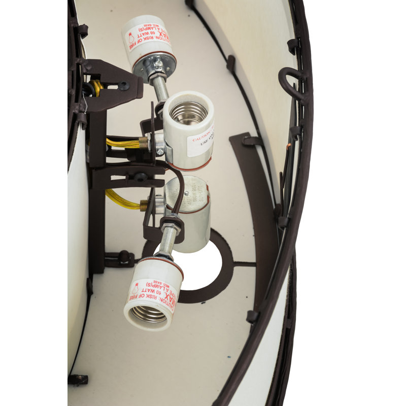 Downrod Flush Mount Ceiling Fan