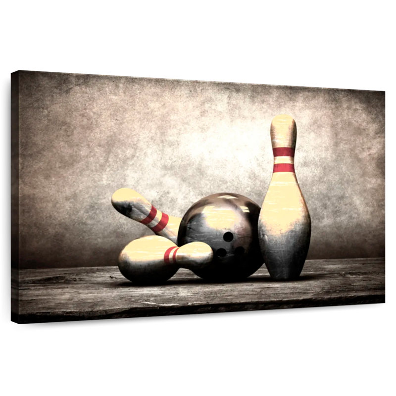 Grunge Bowling, 34" H x 51" W