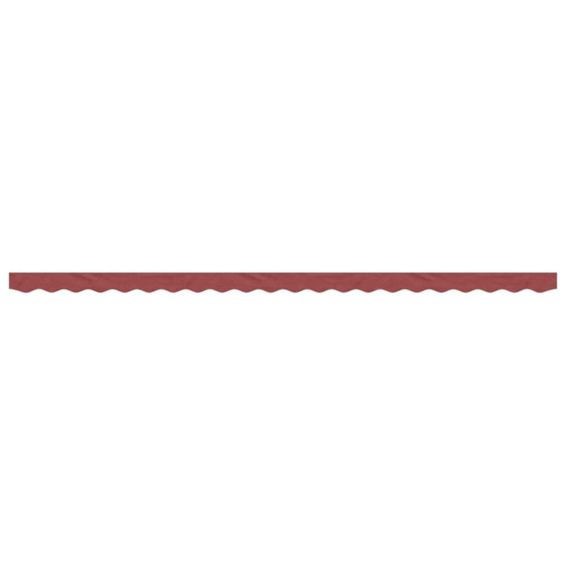 Replacement Fabric For Awning Valance, 480cm W x 20cm D, Solid Colour, Burgundy