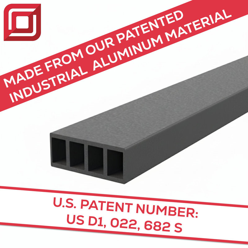 60 po x 2,5 po x 1 po Support de pont The Original, H 1 po x l 2,5 po x P 60 po