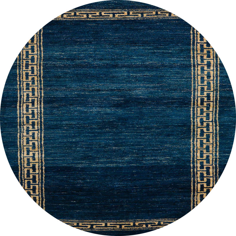 Abstract Indoor Rug, Round 3'