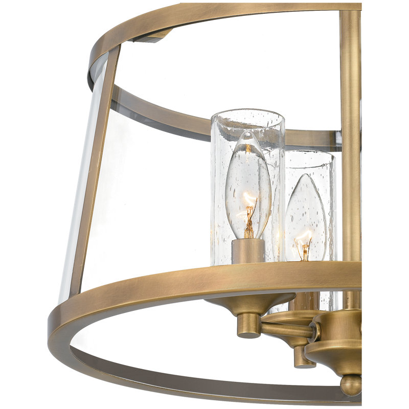 Plafonnier semi-encastré à 4 lumières 16 po Axton