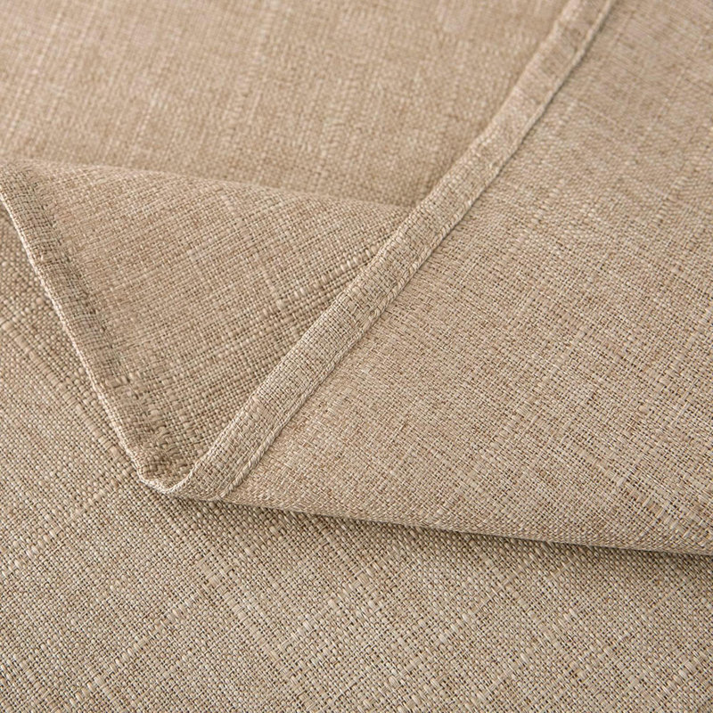 Nappe en toile de jute, toile de table rectangulaire rectangulaire, nappe beige rustique texturée naturelle résistante à l'eau pour la cuisine