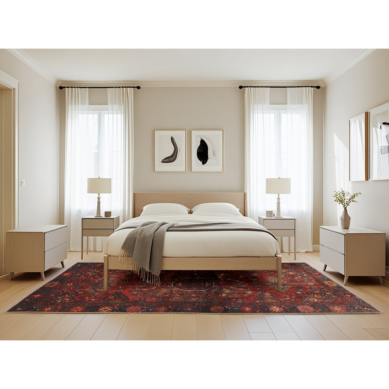 Erickah Oriental Indoor Rug, Rectangle 5' x 8'