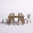 Fergerson 6 - Person Extendable Four Leg Base Dining Set