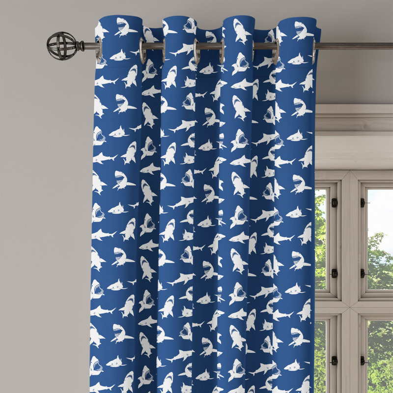 Sateen Blackout Curtains / Drapes Single Panel