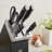 HENCKELS Nola 7 Piece, Knife Block Set
