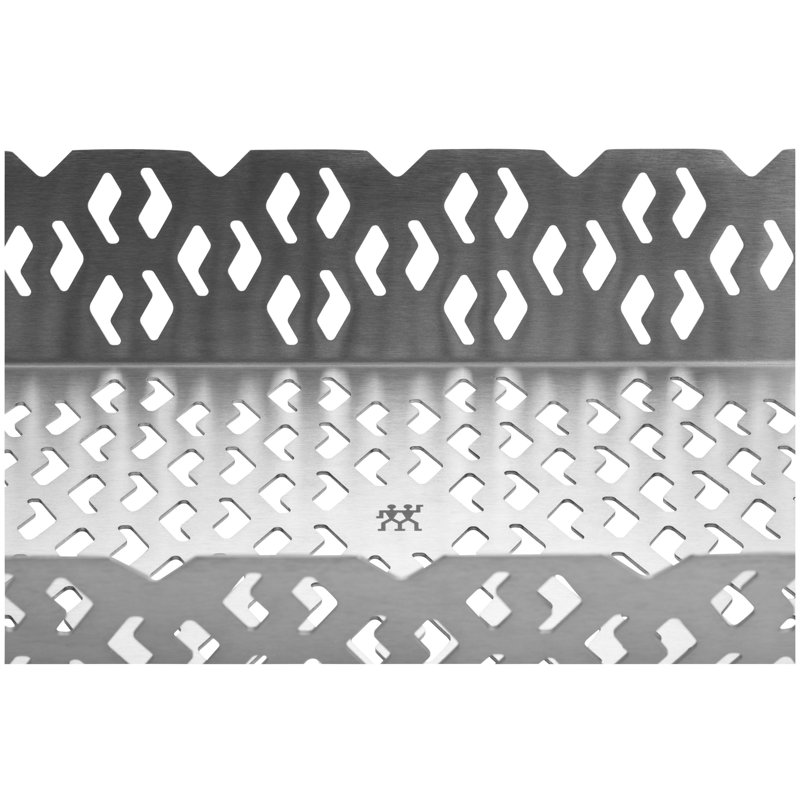 BBQ+ Dishwasher Safe Stainless Steel Grill Basket, 2.56'' H x 13.98'' W x 7.68"