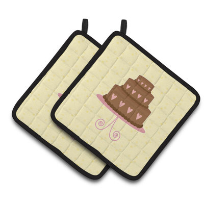 Caroline's Treasures Striped Polyester Potholder