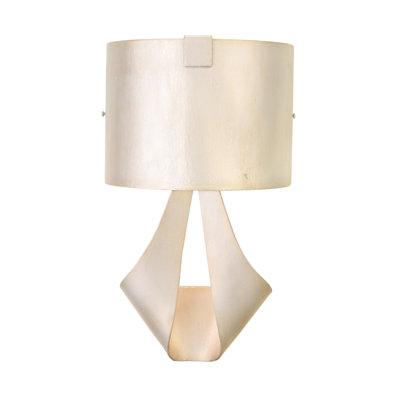 Barrymore 1 LT Pearl Silver Wall Sconce Kalco