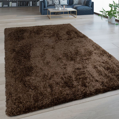 Kalene Solid Colour Shag Area Rug