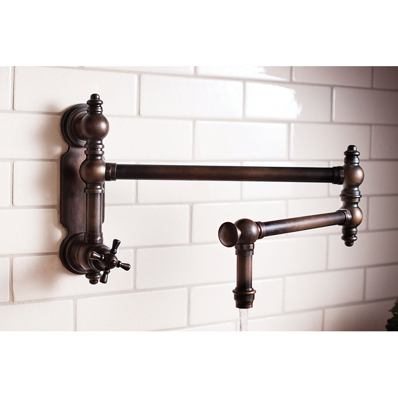 Traditional Wall Mounted Potfiller, Cross Handle