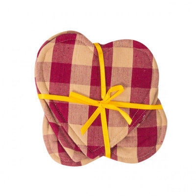 Cotton 4 Piece Coaster Set