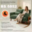 HOMCOM 2 Seater Sofa with Spring Cushions for Small Space-1619158754