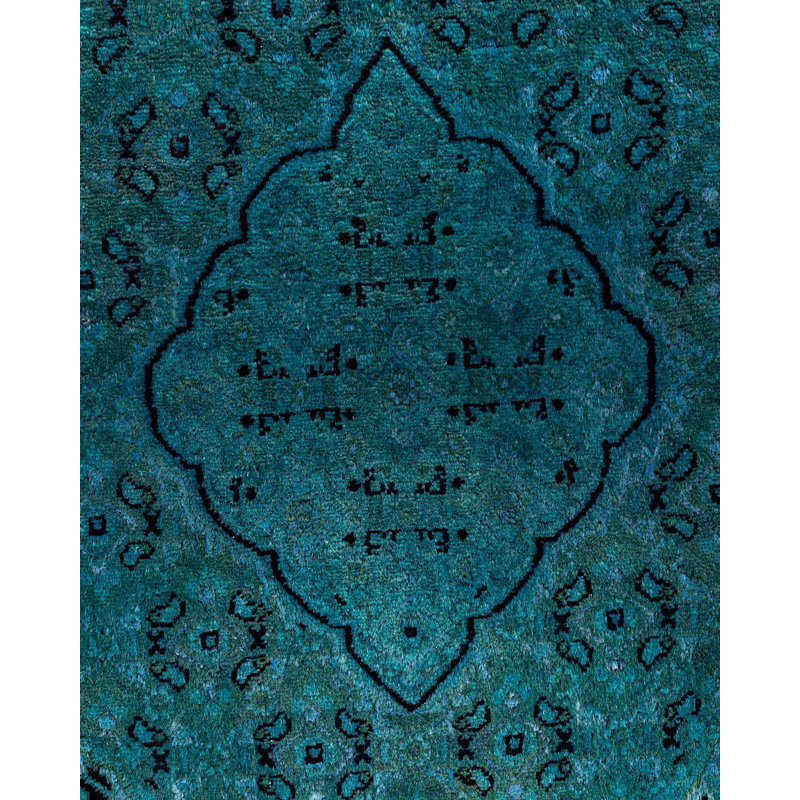Overyed One-of-a-Kind Rectangle 4'2" X 6'2" Hand Knotted Area Rug
