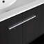 Meuble-lavabo 36 po avec lavabo en céramique, 2 portes à fermeture douce, meuble-lavabo autoportant, contreplaqué-3346430