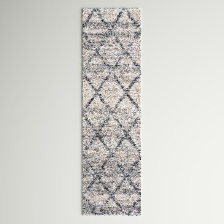 Western Geometric Gray/Ivory Area Rug Sand & Stable Rug Size: Rectangle 9' x 12