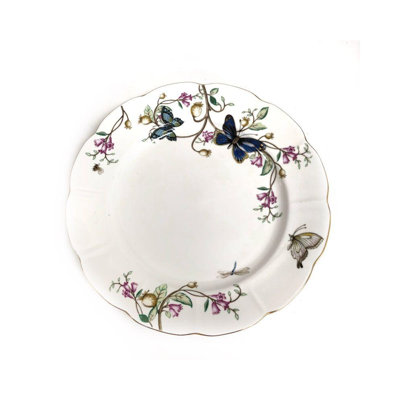 Assiette décorative papillon