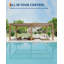 Pergola à persiennes 12 x 20 pi avec toit ajustable, pavillon de jardin en aluminium pour terrasse et terrasse
