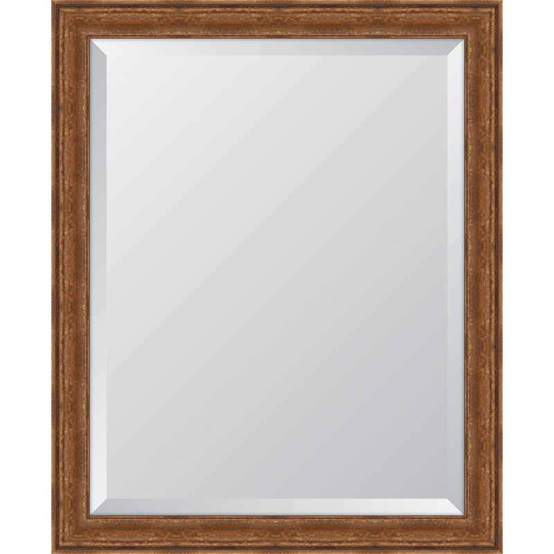 Miroir d’appoint biseauté Nauvoo, Bronze